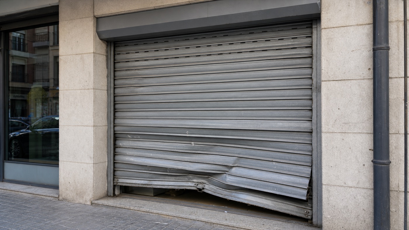 Antes de un trabajo de cierres metálicos